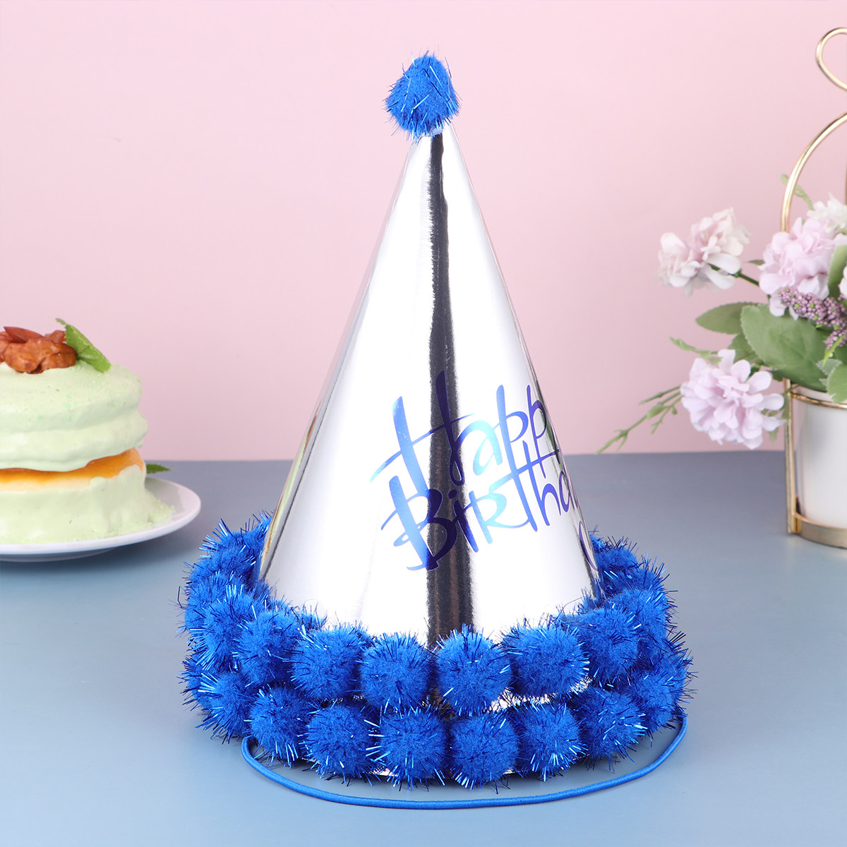 5 stuks donkerblauwe, glanzend - Party Hat Cone recensie en prijs