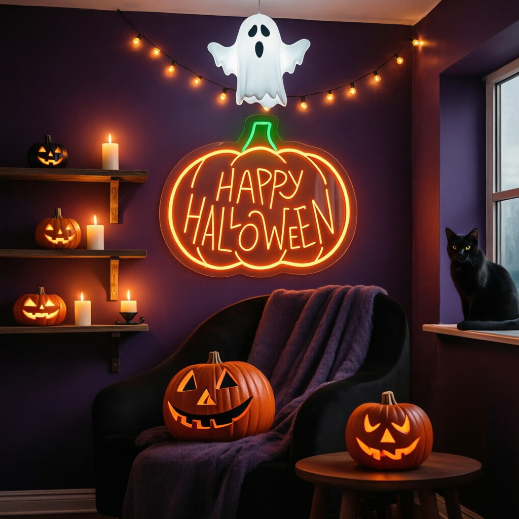 Halloween Neonbord Op Maat Gem - Neon Sign Party recensie en prijs