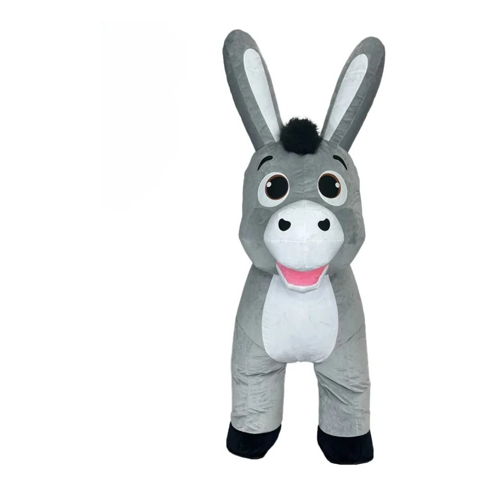 Opblaasbaar grijs ezel mascott - Event & Party Supply recensie en prijs