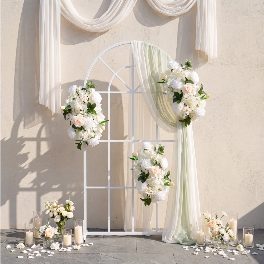 Uflower Rozen Groen Bloemenrij - Flower Wall Panel recensie en prijs