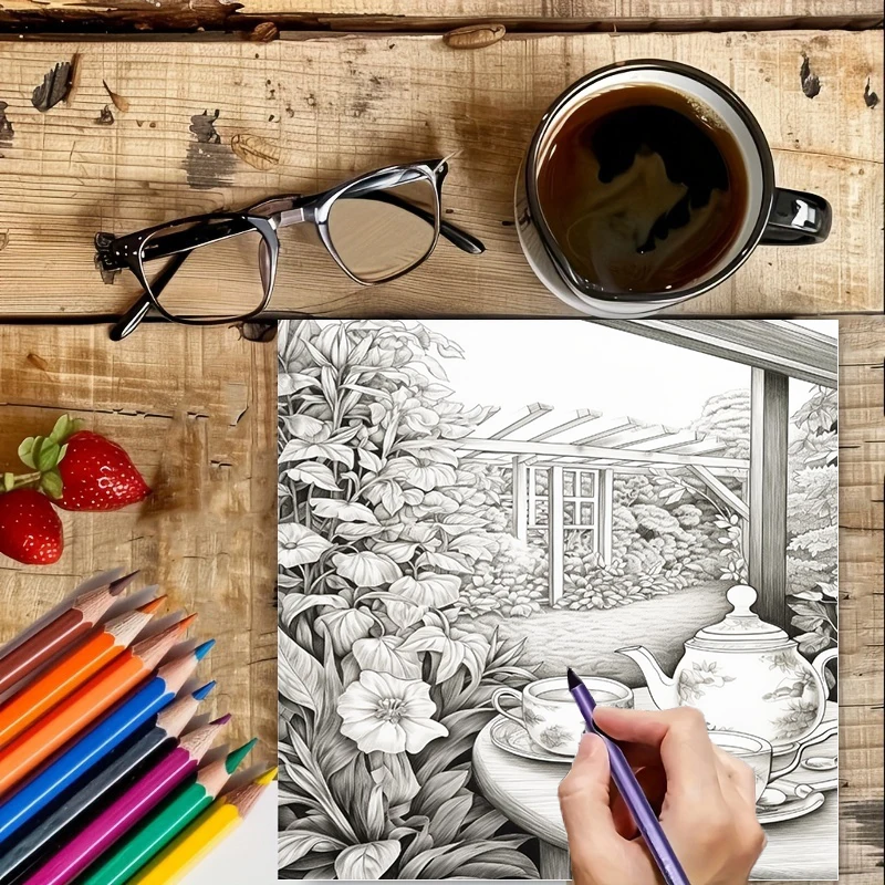 Tea In The Gardens kleurboek v - Supply Event recensie en prijs